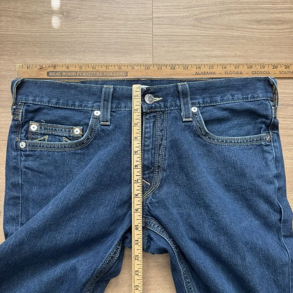 Vintage True Religion Section Bobby QT Jeans Size 39x34 Blue Made In USA